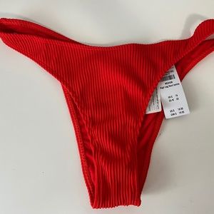 Women's Red Bikini Bottom